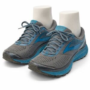 Brooks Ghost 10 Women’s Size 8 Wide Gray Blue Running Shoes